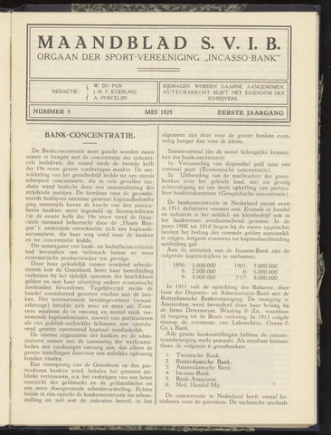 Incasso-Bank - Maandblad SVIB 1925-05-01