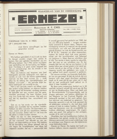 R. Mees & Zoonen - Ermezo 1946