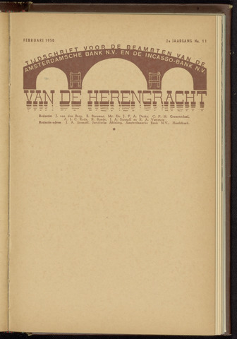 Amsterdamsche Bank - Van de Herengracht 1950-02-01