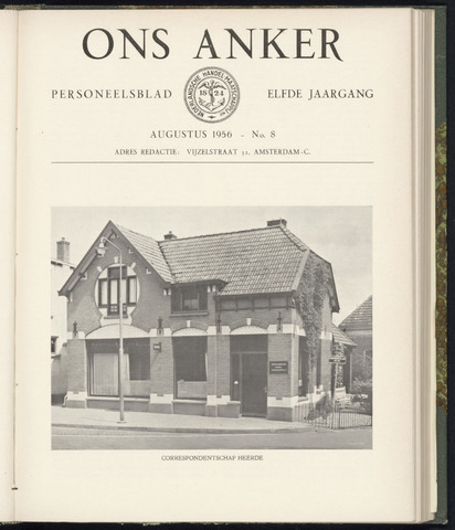 Nederlandsche Handel-Maatschappij - Ons Anker 1956-08-01