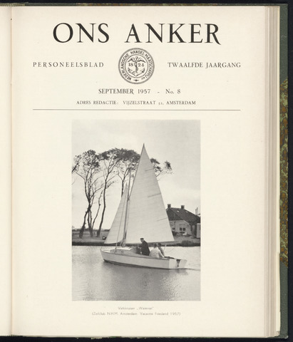 Nederlandsche Handel-Maatschappij - Ons Anker 1957-09-01