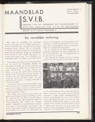 Incasso-Bank - Maandblad SVIB 1936-10-01