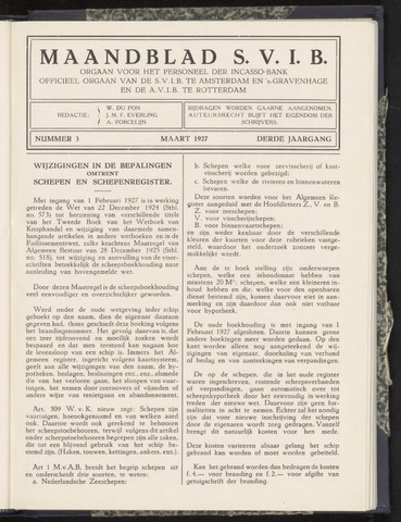 Incasso-Bank - Maandblad SVIB 1927-03-01