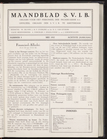 Incasso-Bank - Maandblad SVIB 1932-05-01