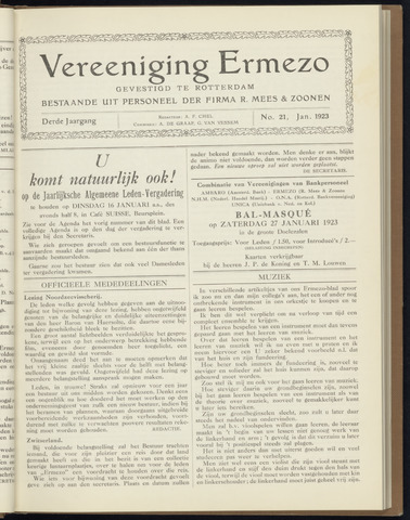 R. Mees & Zoonen - Ermezo 1923