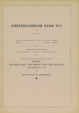 Amsterdamsche Bank 1943