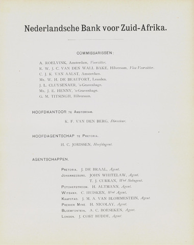 Nederlandsche Bank voor Zuid-Afrika 1908