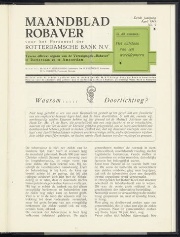 Rotterdamsche Bank - Robaver 1949-04-01