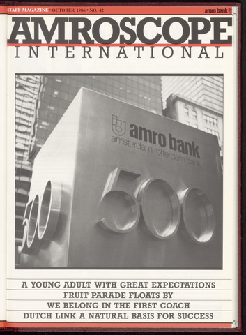 Amro Bank - Amroscoop International 1986-10-01