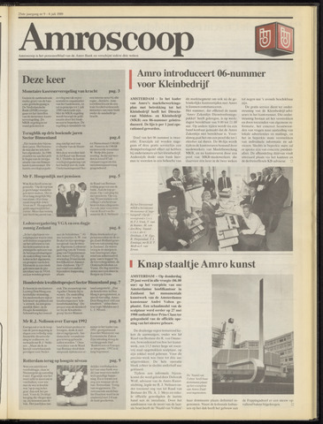 Amro Bank - Amroscoop 1989-07-06