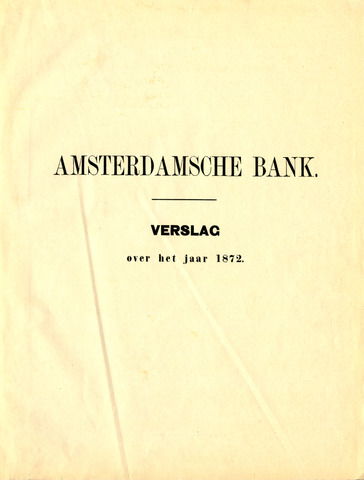 Amsterdamsche Bank 1872