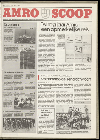 Amro Bank - Amroscoop 1984-06-28