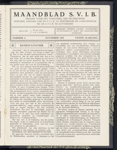 Incasso-Bank - Maandblad SVIB 1928-11-01