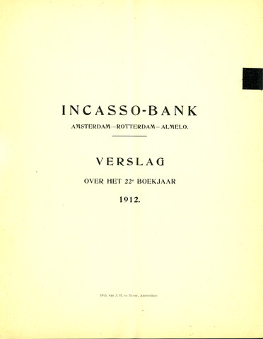 Incasso-Bank 1912