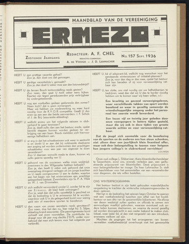 R. Mees & Zoonen - Ermezo 1936-09-01
