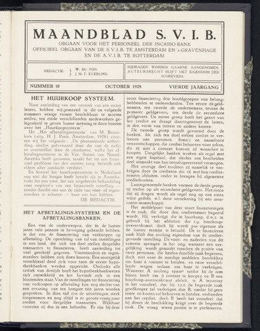 Incasso-Bank - Maandblad SVIB 1928-10-01