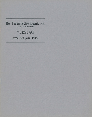 Twentsche Bank 1938