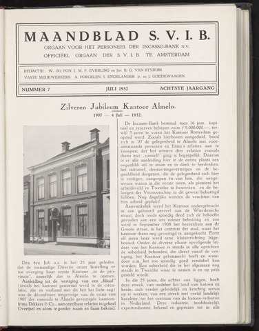 Incasso-Bank - Maandblad SVIB 1932-07-01