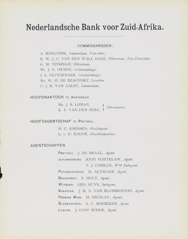 Nederlandsche Bank voor Zuid-Afrika 1905