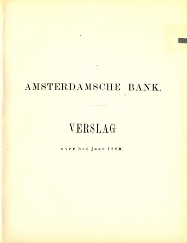Amsterdamsche Bank 1880