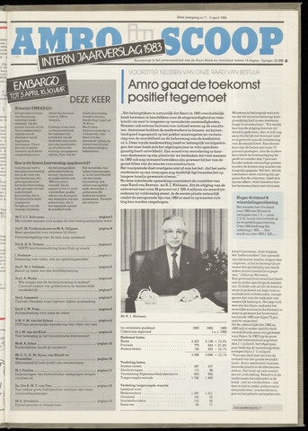 Amro Bank - Amroscoop 1984-04-05