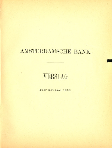 Amsterdamsche Bank 1892
