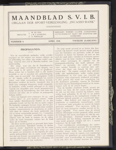 Incasso-Bank - Maandblad SVIB 1926-04-01