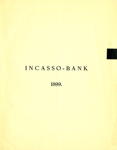 Incasso-Bank 1899