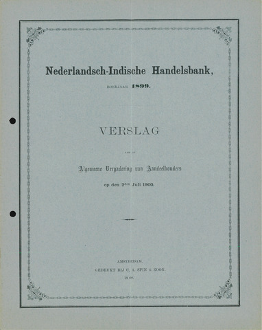 Nederlandsch-Indische Handelsbank 1899