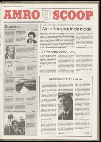 Amro Bank - Amroscoop 1984-08-09