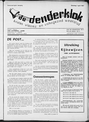 Denderklok 1967-04-01