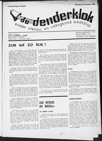 Denderklok 1968-11-16