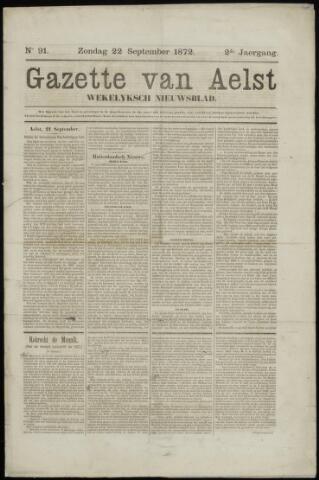 De Gazet van Aalst 1872-09-22