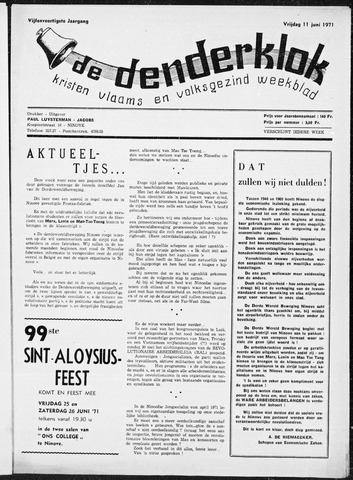 Denderklok 1971-06-11