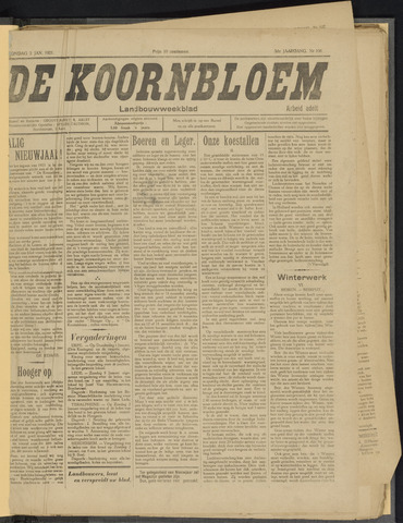 De Koornbloem 1921
