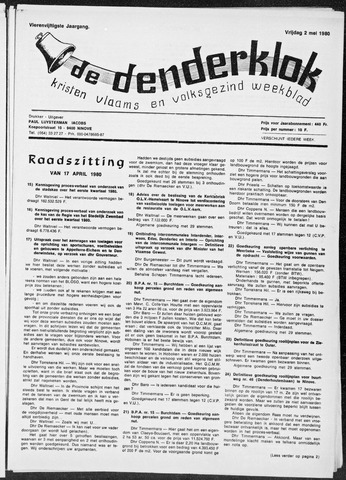 Denderklok 1980-05-02