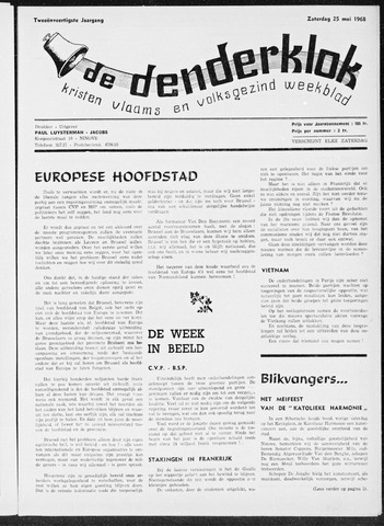 Denderklok 1968-05-25