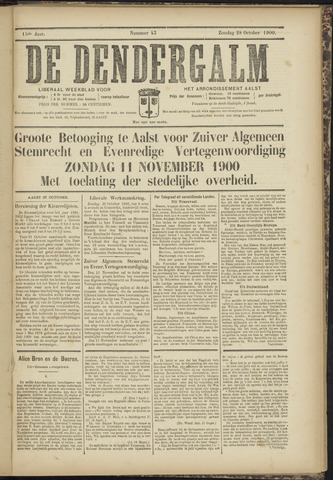 De Dendergalm 1900-10-28