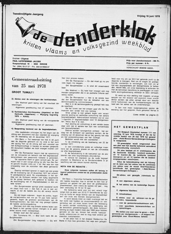 Denderklok 1978-06-16