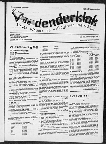 Denderklok 1982-08-20