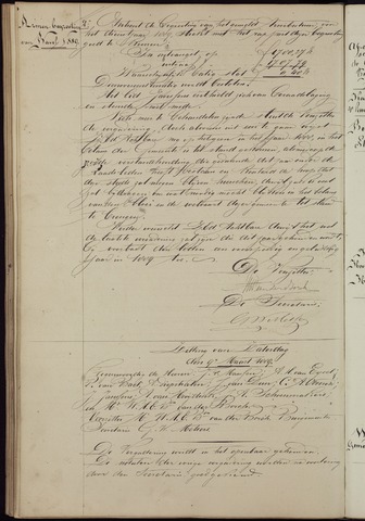 Ginneken en Bavel - Notulen van de gemeenteraad 1889