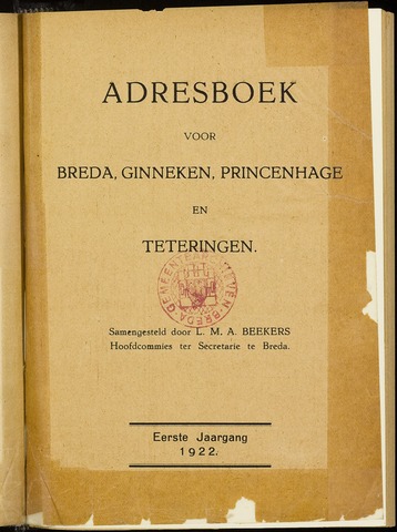 Adresboeken 1922-01-01