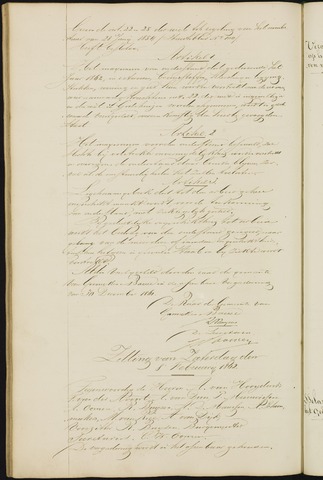 Ginneken en Bavel - Notulen van de gemeenteraad 1862