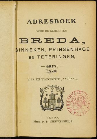 Adresboeken 1916-01-01