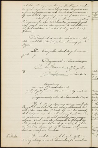 Teteringen - Notulen en bijlagen van de gemeenteraad 1921