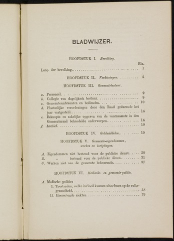 Breda - Verslagen van de toestand van de gemeente 1871