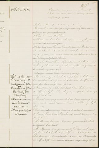 Princenhage - Notulen van de gemeenteraad 1914-01-01