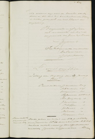 Ginneken en Bavel - Notulen van de gemeenteraad 1840