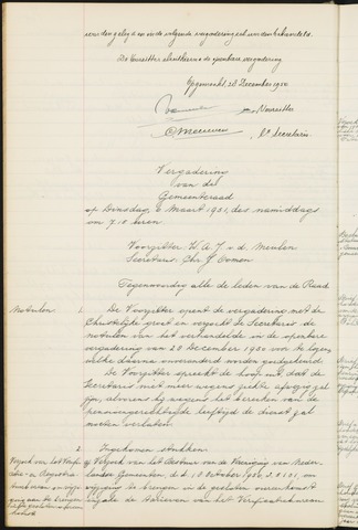 Teteringen - Notulen en bijlagen van de gemeenteraad 1951-01-01
