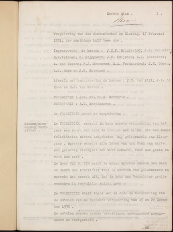 Ginneken en Bavel - Notulen van de gemeenteraad 1931